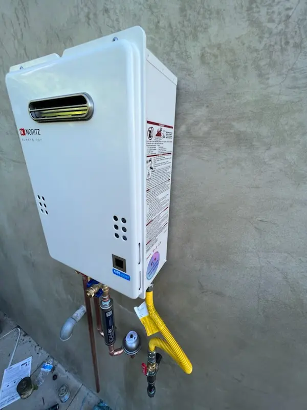 Tankless water heater installation for Dempsey Landing homes