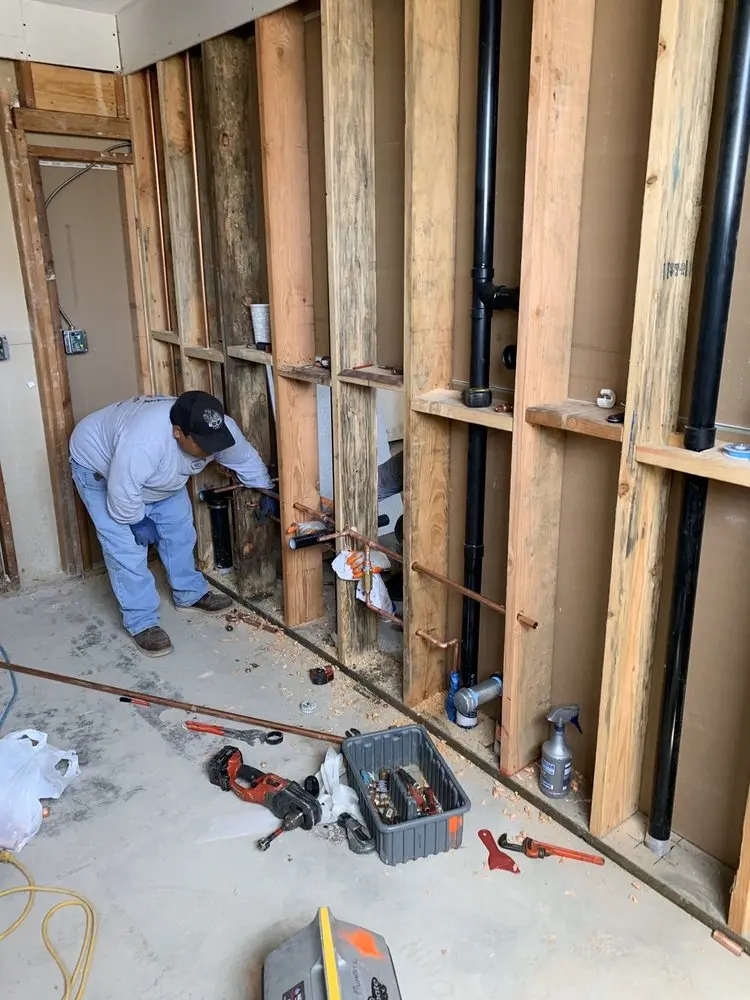 Commercial rough-in plumbing for Water Heater Replacement in Dempsey Landing